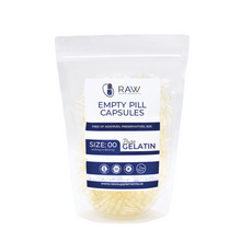 Load image into Gallery viewer, Empty Gelatin Clear Capsules Size 00 Pharmaceutical Grade