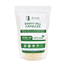 Load image into Gallery viewer, Empty Vegetarian Clear Capsules Size 00 HPMC  Pharmaceutical Grade