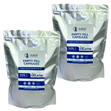 Load image into Gallery viewer, Empty Gelatin Clear Capsules Size 1 Pharmaceutical Grade