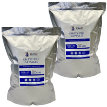 Load image into Gallery viewer, Empty Gelatin Clear Capsules Size 00 Pharmaceutical Grade