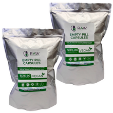 Load image into Gallery viewer, Empty Vegetarian Clear Capsules Size 00 HPMC  Pharmaceutical Grade