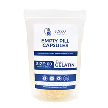 Load image into Gallery viewer, Empty Gelatin Clear Capsules Size 00 Pharmaceutical Grade
