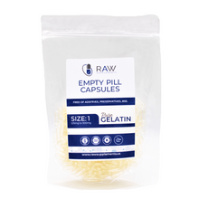 Load image into Gallery viewer, Empty Gelatin Clear Capsules Size 1 Pharmaceutical Grade
