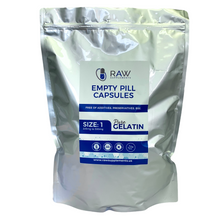 Load image into Gallery viewer, Empty Gelatin Clear Capsules Size 1 Pharmaceutical Grade
