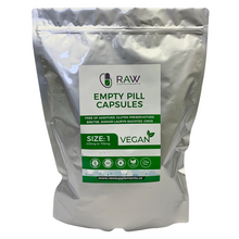 Load image into Gallery viewer, Empty Vegetarian Clear Capsules Size 1 HPMC  Pharmaceutical Grade
